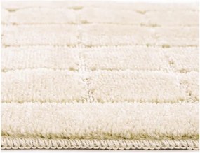 Krémovobiele kúpeľňové predložky v súprave 2 ks 50x80 cm Kareli – Foutastic
