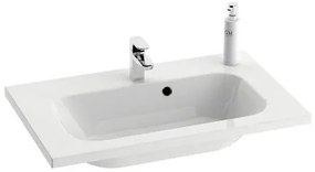 Umývadlo Ravak Chrome 80x49 cm otvor pre batériu uprostred CHRUM80