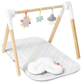 Skip Hop Skip Hop - Detská hracia deka s drevenou hrazdičkou LINING CLOUD AG0403
