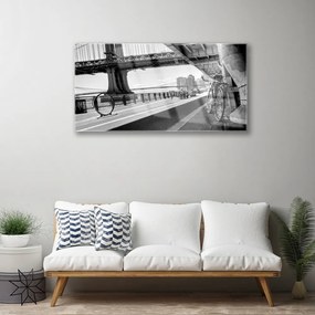 Obraz plexi Most kolo architektúra 100x50 cm