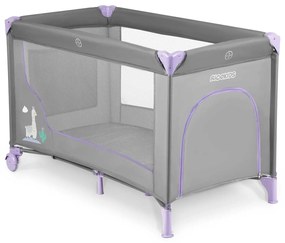 Ricokids Cestovná postieľka 125 x 65 x 78 cm RK-240 sivá levanduľová