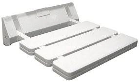 Aqualine - Sklopné sedadlo do sprchy 32x32,8 cm biele