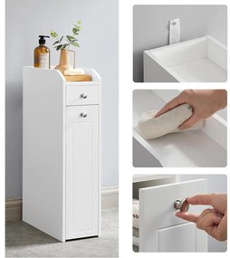 Úzka skrinka na kozmetiku