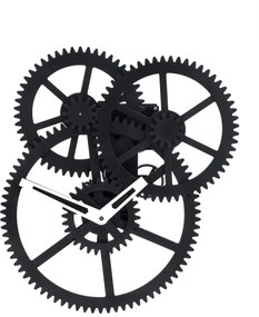 XXXLutz NÁSTENNÉ HODINY čierna 49/16/54,5 cm Kikkerland - Hodiny - 0049131012