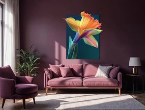 drevko |  Obraz Farebný narcis  60 x 49 cm