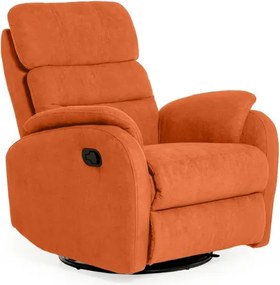 Kreslo ELEGANT 3 polohovacie, oranžová (soro 51)