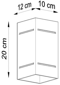Nástenné svietidlo BLOCCO 1xG9/40W/230V