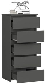 Komoda CL5 40 cm grafitově šedá