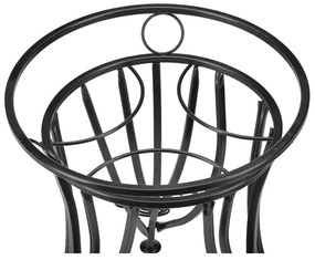 Stojan na kvety 47x43 cm čierna