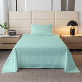 Hotelová plachta z mikrovlákna 140x240 cm a obliečka na vankúš 50x70 cm JASMINE, mentolová Typ zapínania: Hotelové vrecko
