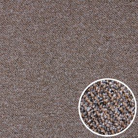 Metrážny koberec Bohemia hnedý, na mieru, šíře 4m, hnedá, filc, chodba / predsieň, AladinWorld Expres