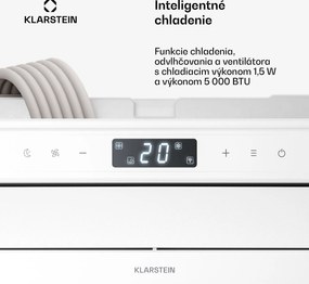 Klarstein Chillavan mobilná klimatizácia pre karavany | 5000 BTU | 33 cm | 12,2 m² | Trieda energetickej účinnosti A