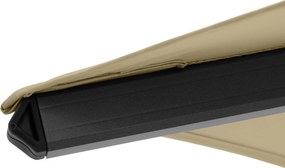 Doppler LIFE 300 x 400 cm – výkyvný záhradný slnečník s bočnou tyčou