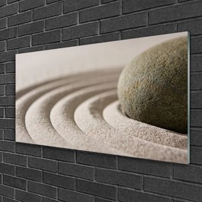 Skleneny obraz Kameň piesok umenie 100x50 cm