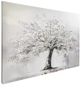 Obraz s ručne maľovanými prvkami 70x100 cm White Tree – Styler