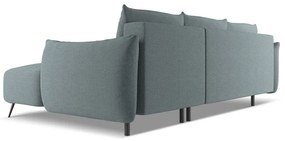 Svetlomodrá rohová pohovka (pravý roh) Malie – Makamii