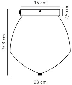 Nordlux - Stropné svietidlo ORBIFORM 1xE27/40W/230V zlatá