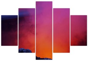 Obraz - sopka (150x105 cm)