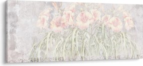 Obraz - Freska ľalií (120x50 cm)