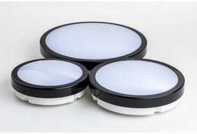 Brilagi - LED Kúpeľňové stropné svietidlo PERA LED/18W/230V pr. 22 cm IP65 čierna