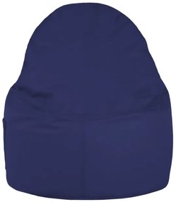 Kreslo Porto ekokoža tmavomodré