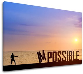 Motivačný obraz na stenu Impossible | rôzne rozmery
