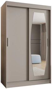 Šatníková skriňa 120 cm Rosaria (kašmír). Akcia -68%. Vlastná spoľahlivá doprava až k Vám domov. 1126295