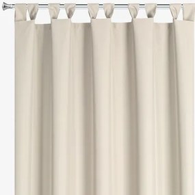 Záves na terasu s pútkami na suchý zips svetlobéžový GARDEN 155x220 cm
