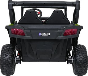 Ramiz Elektrická bugina Gravity pre deti zelená + pohon 4x4 + diaľkové ovládanie