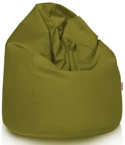 Plyšový sedací vak SAKO zelený