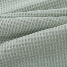 Goldea kuchynská vaflová utierka s výšivkou - harmanček na šalviovom 50 x 70 cm