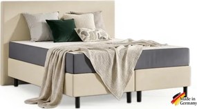 Kontinentálna posteľ Emma Classic boxspring ONE 200x180 krémová