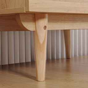 HOMCOM Detský Šatník so 2 Dverami a 2 Zásuvkami - 80 x 52 x 180 cm - S Dreveným Povrchom | Aosom