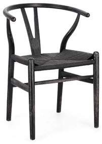 Jedálenská stolička artemis čierná MUZZA