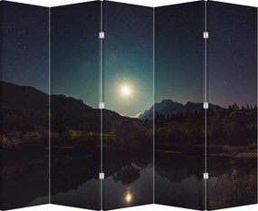 Paraván - Nočná obloha (210x170 cm)