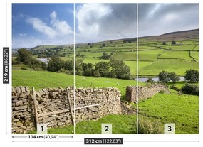Fototapeta Vliesová Yorkshire údolie 208x146 cm