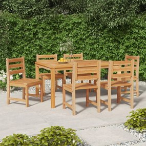 Záhradné stoličky 6 ks masívne tíkové drevo 3157175