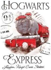 Detský uteráčik Harry Potter Rokfortský Express 30x50 cm