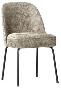 Krémovobiele zamatové jedálenské stoličky v súprave 2 ks Vogue – WOOOD