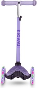 Kidwell UNO – trojkolesová balančná kolobežka pre deti 90–115 cm s LED kolesami