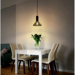 Globo 15648H1 - Luster na lanku JEDD 1xE27/60W/230V čierna