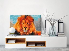 Obraz - maľovaný podľa čísel Lion