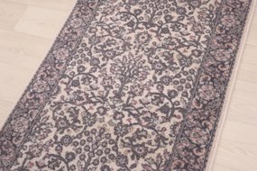 Agnella, Orientálny behúň na mieru Isfahan Forenza alabaster, šíre 80 cm, ružová, chodba / predsieň