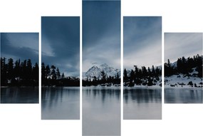 Obraz - Na zamrznutom jazere (150x105 cm)