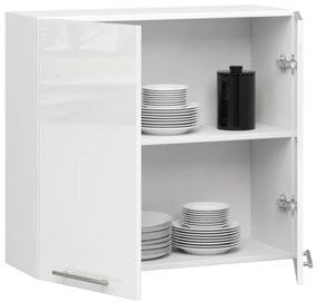 Horná kuchynská skrinka OLIWIA W 80 H720 biela, lesk