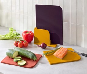 Dosky na krájanie s držiakom, 3 ks