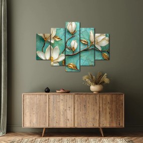 Obraz - 3D magnólia (150x105 cm)