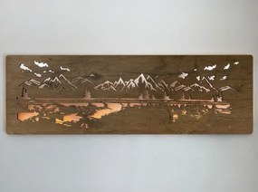 Svietiaci obraz Jazero na batériu