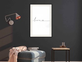 Artgeist Plagát - Love Everywhere [Poster] Veľkosť: 30x45, Verzia: Čierny rám