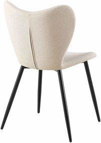 Jedálenská stolička Maika látka - krémová